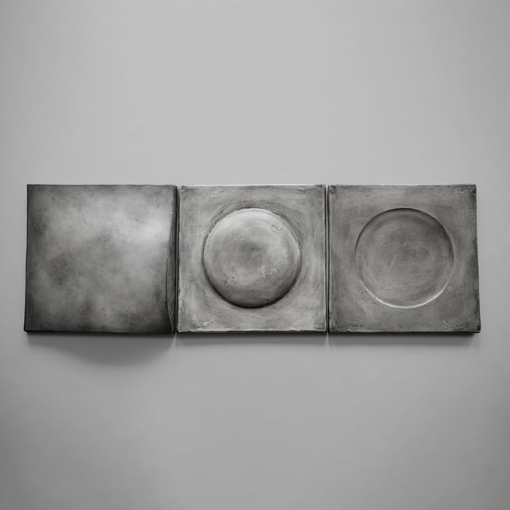 101 CPH sculpture mural grand format gris