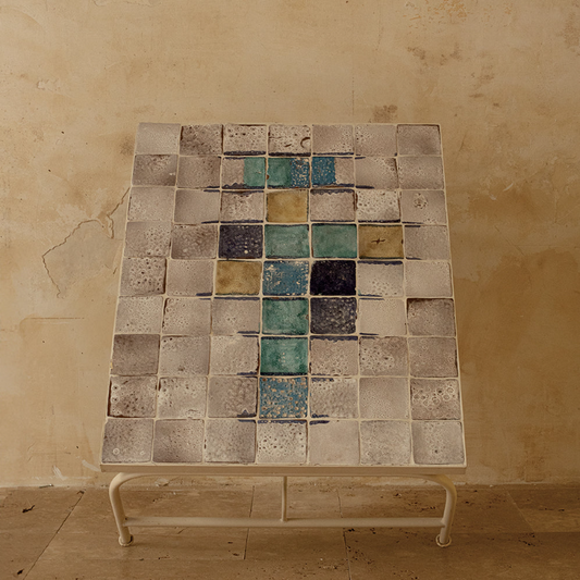 Table Céramique Dolores Dessin Abstrait Honoré Honoré