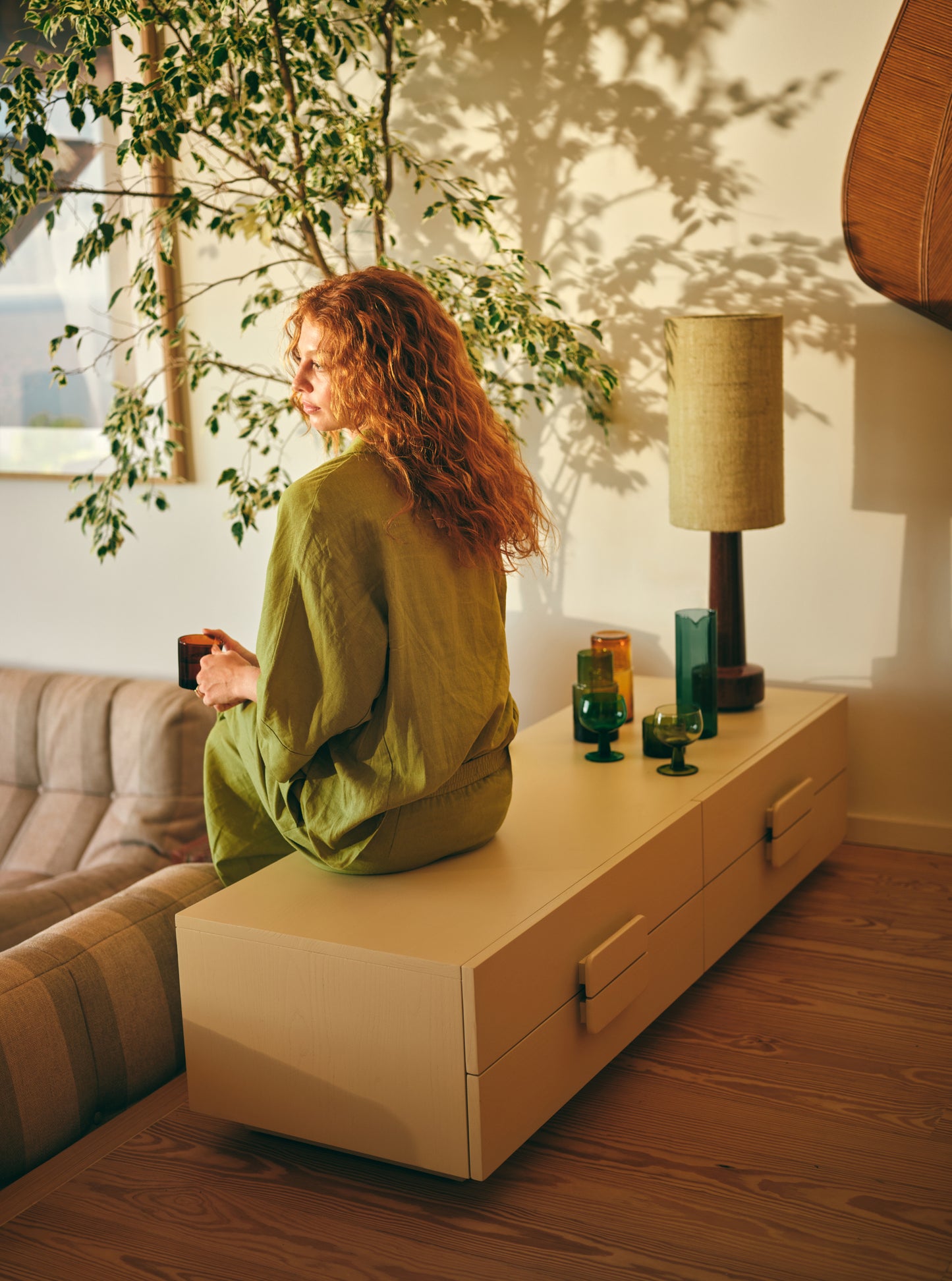 Lowboard Spacious Cream - HK Living | Meuble TV Design Scandinave