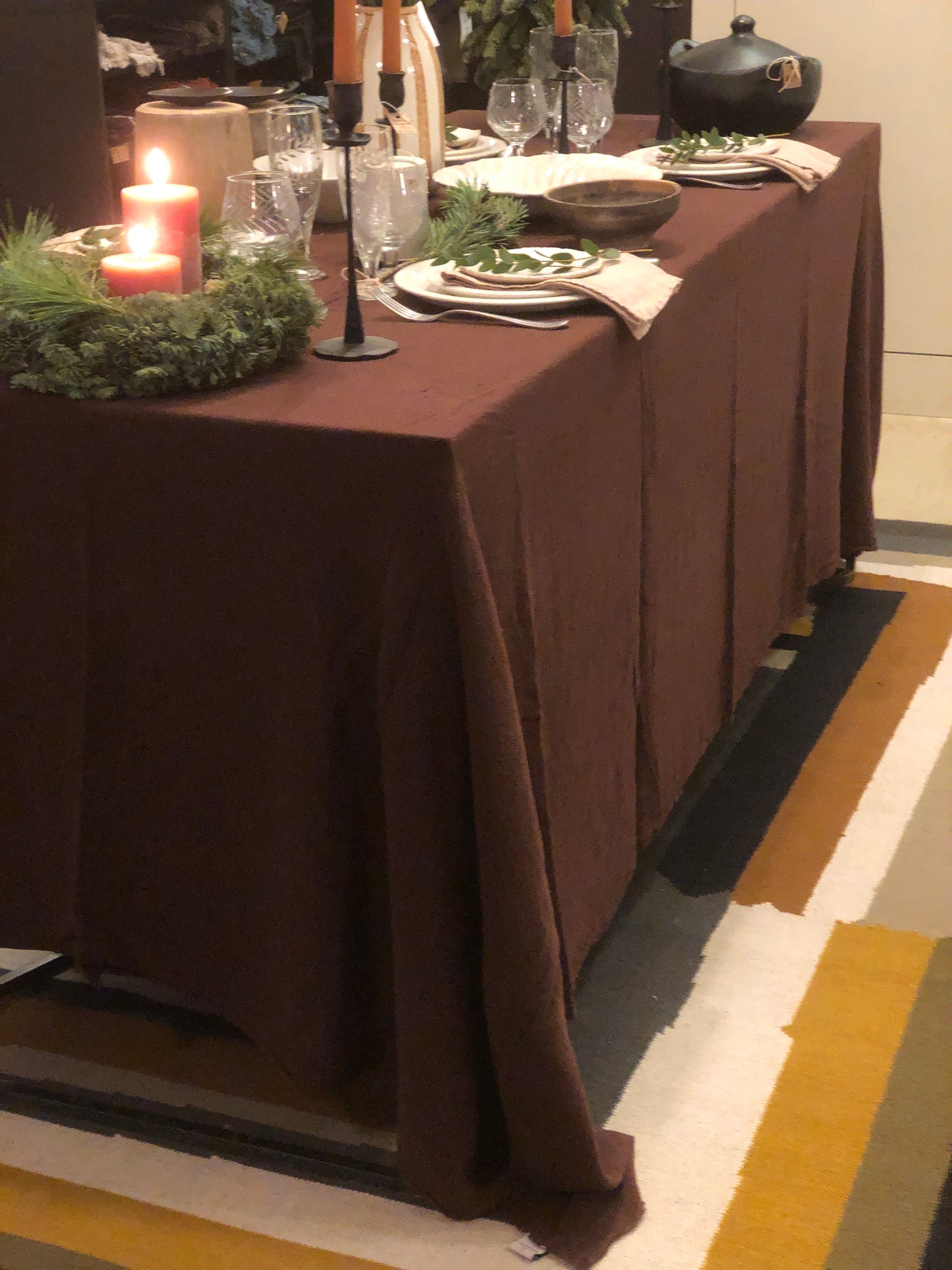 Nappe la draperie Francaise - en lin lavé la draperie Francaise