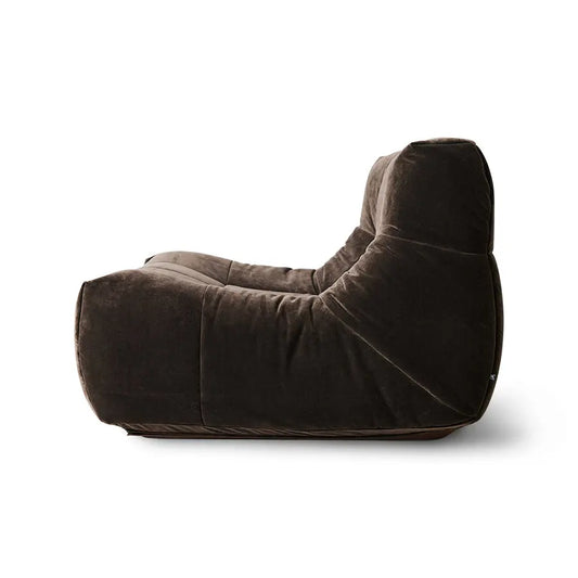 Fauteuil HK Living Lazy royal Velvet expresso HK Living