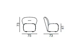 Fauteuil Loll N° 07 Gervasoni
