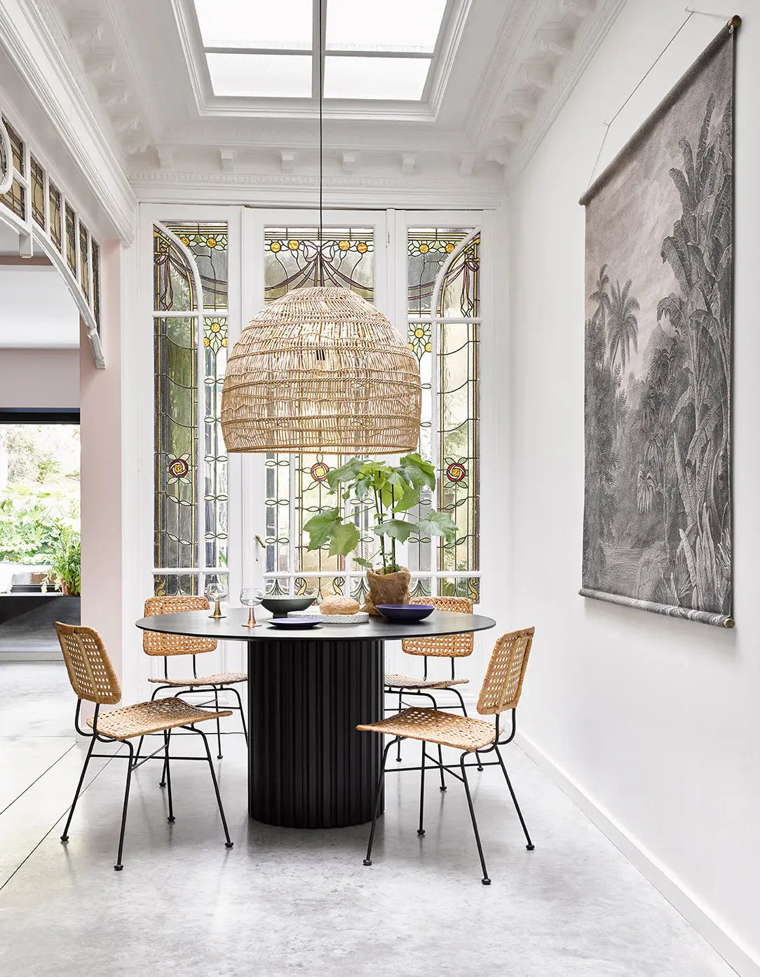 Table de repas ronde Pillar HK Living