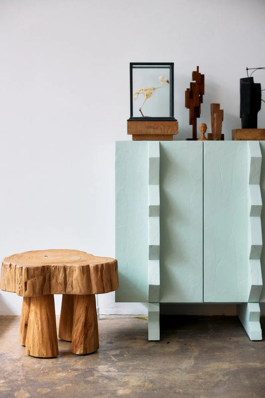 Tabouret en bois Log - Amsterdam Déco