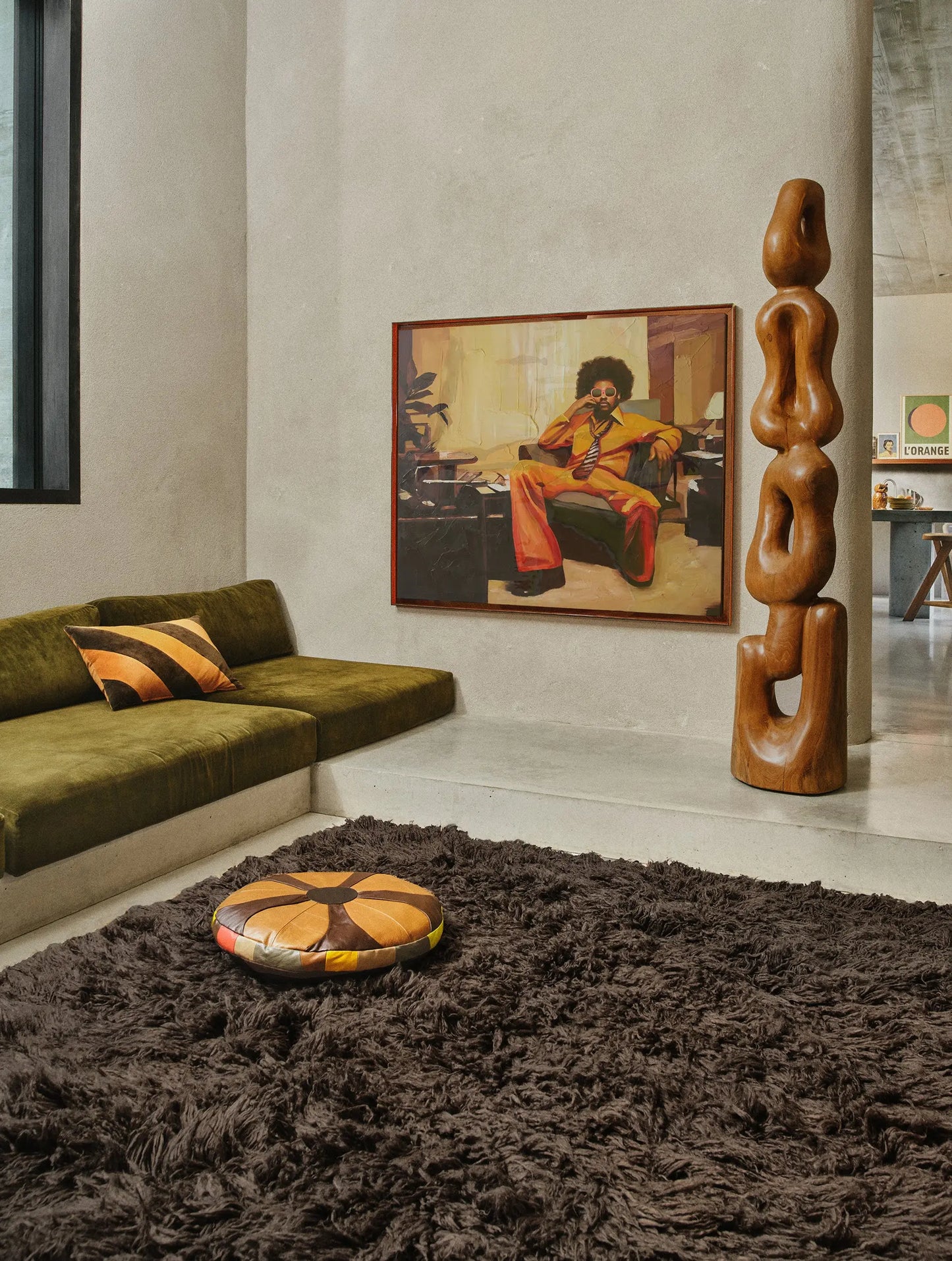 Tapis Fluffy expresso - Amsterdam Déco
