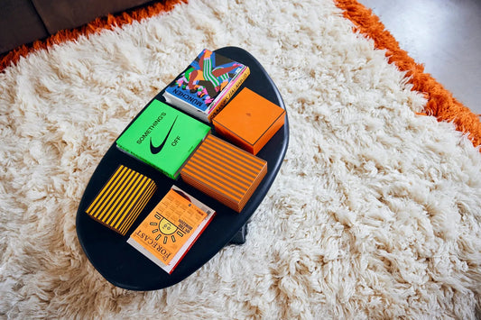 Tapis Fluffy rétro summer - Amsterdam Déco