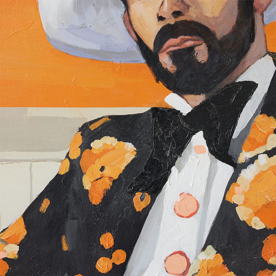 Oeuvre Encadrée Saloon hk living