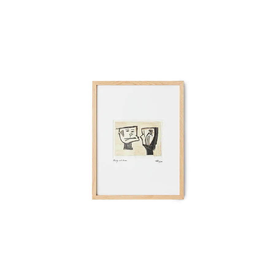 Œuvre Encadrée Marty & Cosso 34x44cm - HK Living - Art Mural Contemporain HK Living