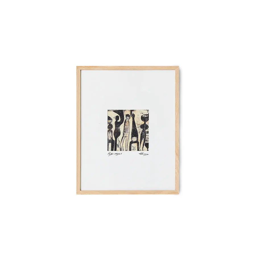 Œuvre Encadrée Funky Ninja's 40x50cm - HK Living - Art Mural Contemporain HK Living