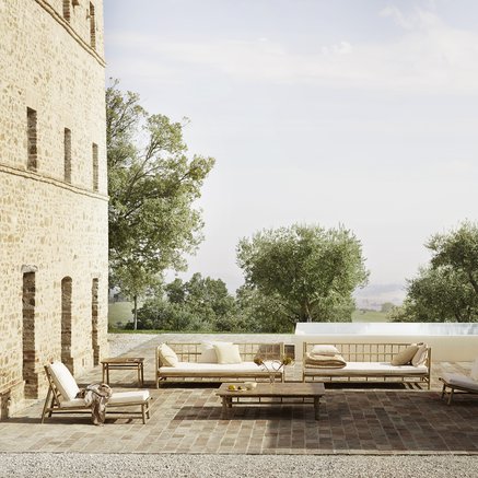 Canapé Outdoor Bamboo Tine K Home Tine K Home