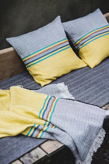 Housse de coussin Libeco Séquoia Stripe Libeco