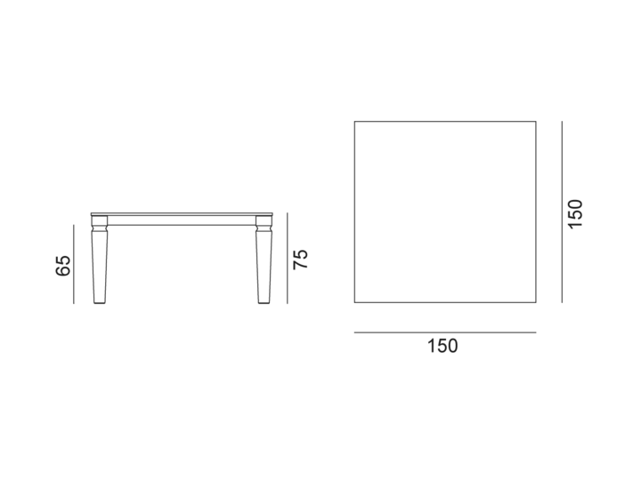 Table Jeko N° 31 & 33 & 34 Gervasoni Gervasoni