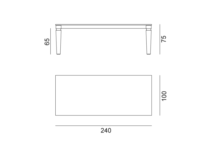Table Jeko N° 31 & 33 & 34 Gervasoni Gervasoni