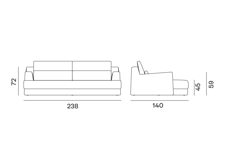 Canapé Loll 16 Gervasoni Gervasoni