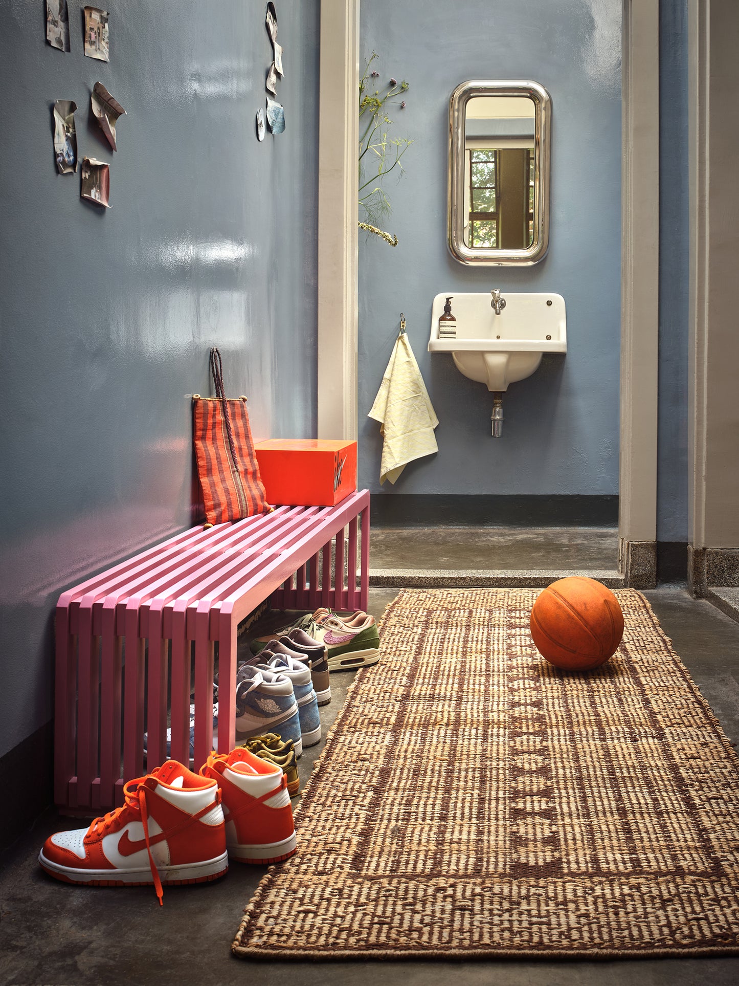 Banc Slatted en Teck 160x27cm - HK Living | Design Scandinave