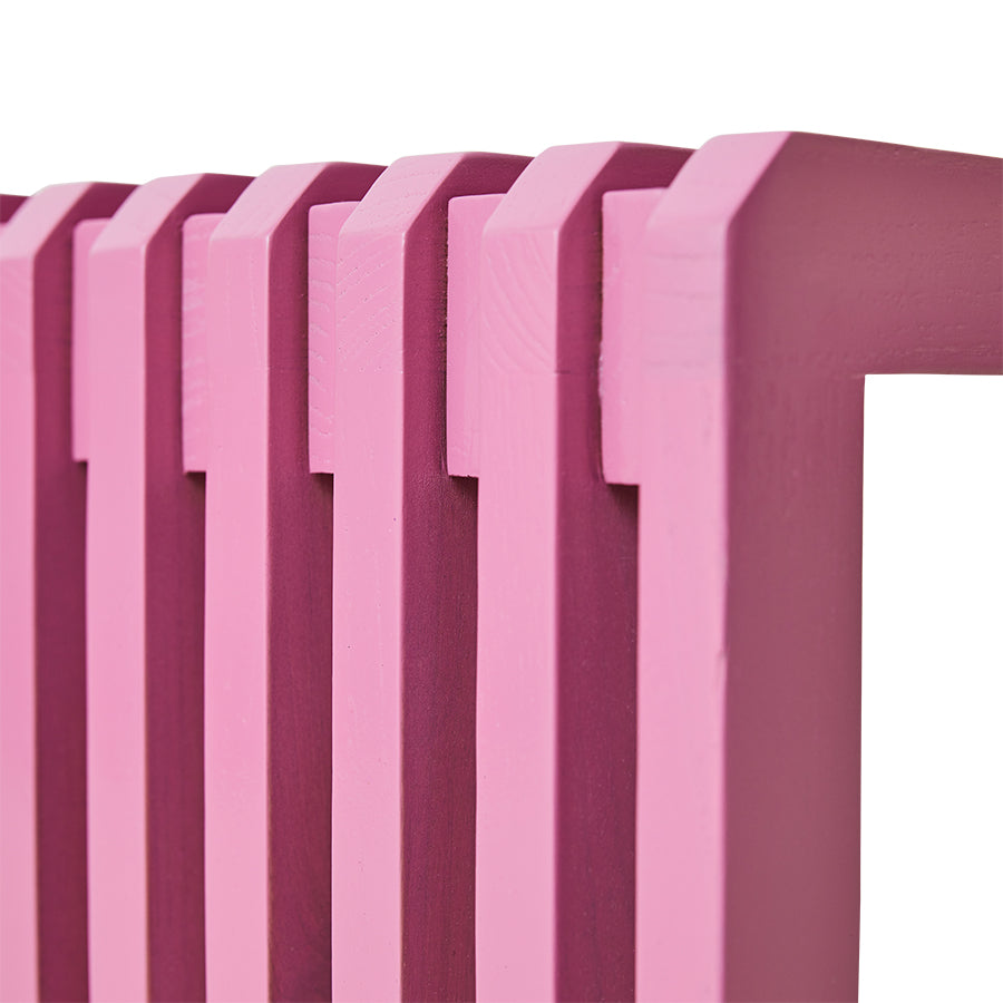 Banc Slatted en Teck 160x27cm - HK Living | Design Scandinave