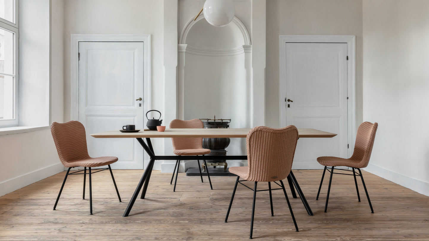 Lily Dining Chair Steel A Base vincent sheppard vincent sheppard