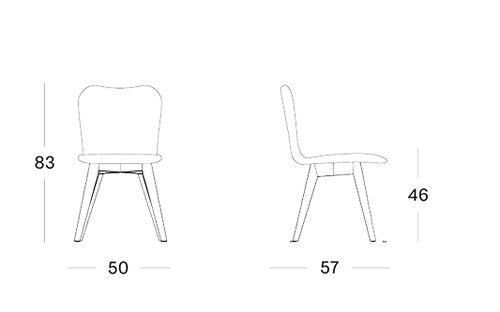 Lily Dining Chair Oak Base vincent sheppard vincent sheppard