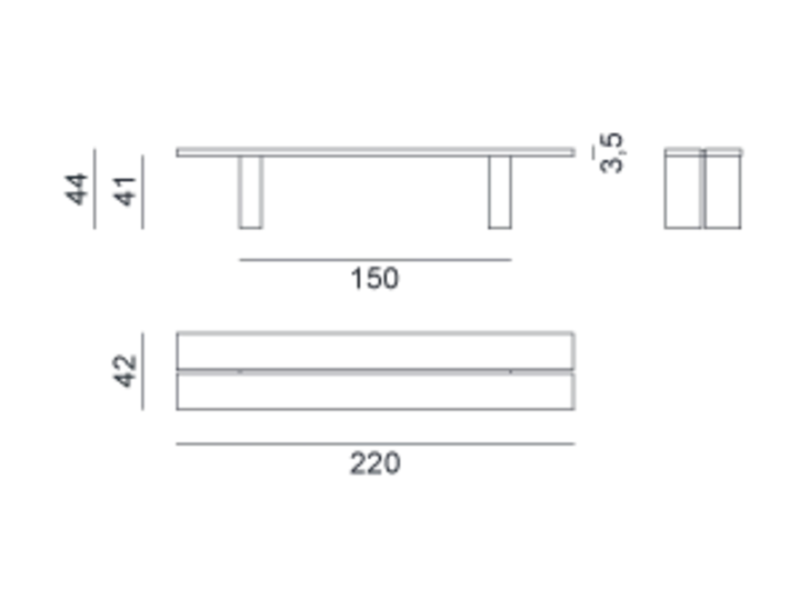 Banc Yaku N° 15 & 17 Gervasoni Gervasoni