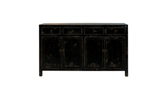 Buffet 4 Portes en Patine Noir snowdrops copenhagen snowdrops copenhagen