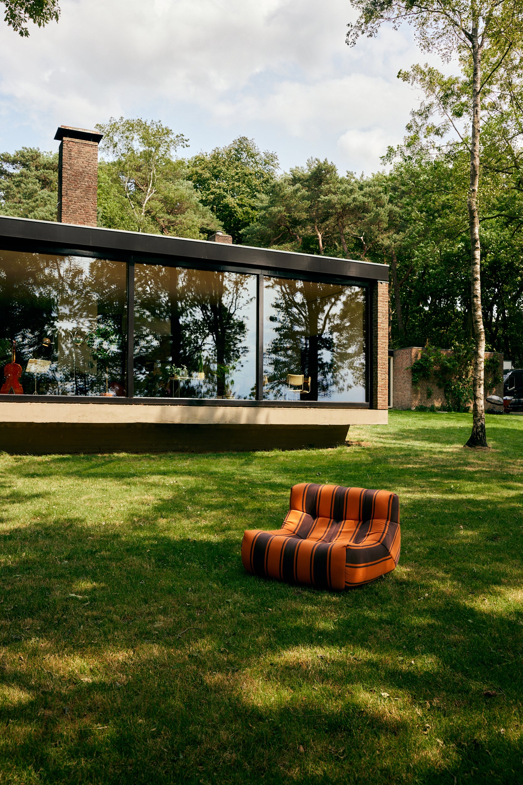 Lazy Lounge Chair Outdoor Retro hk living hk living