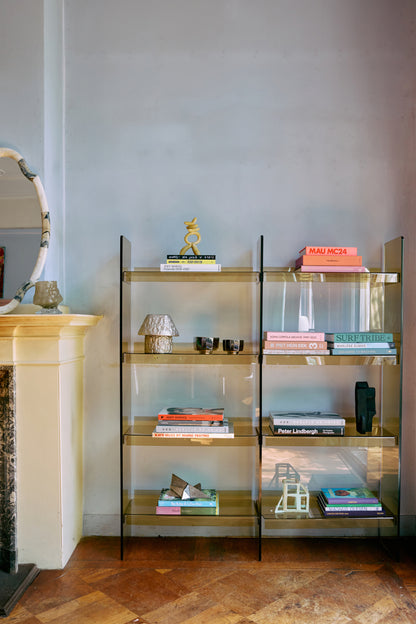 Étagère Acrylique 160 cm Vert Olive - HK Living | Meuble Modulable Plexiglas