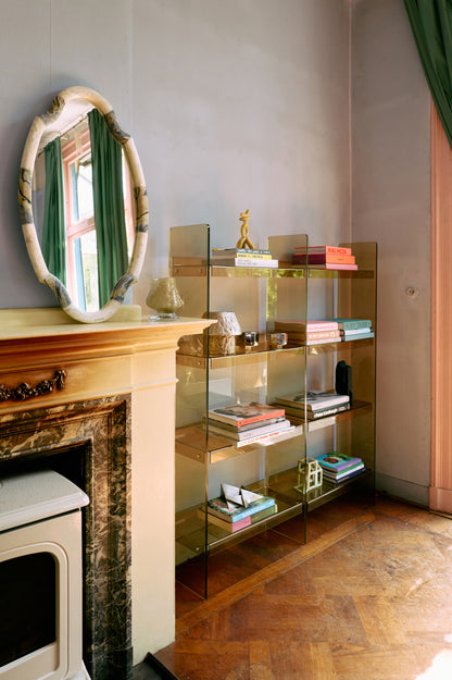 Étagère Acrylique 160 cm Vert Olive - HK Living | Meuble Modulable Plexiglas