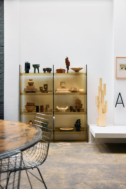 Étagère Acrylique 160 cm Vert Olive - HK Living | Meuble Modulable Plexiglas