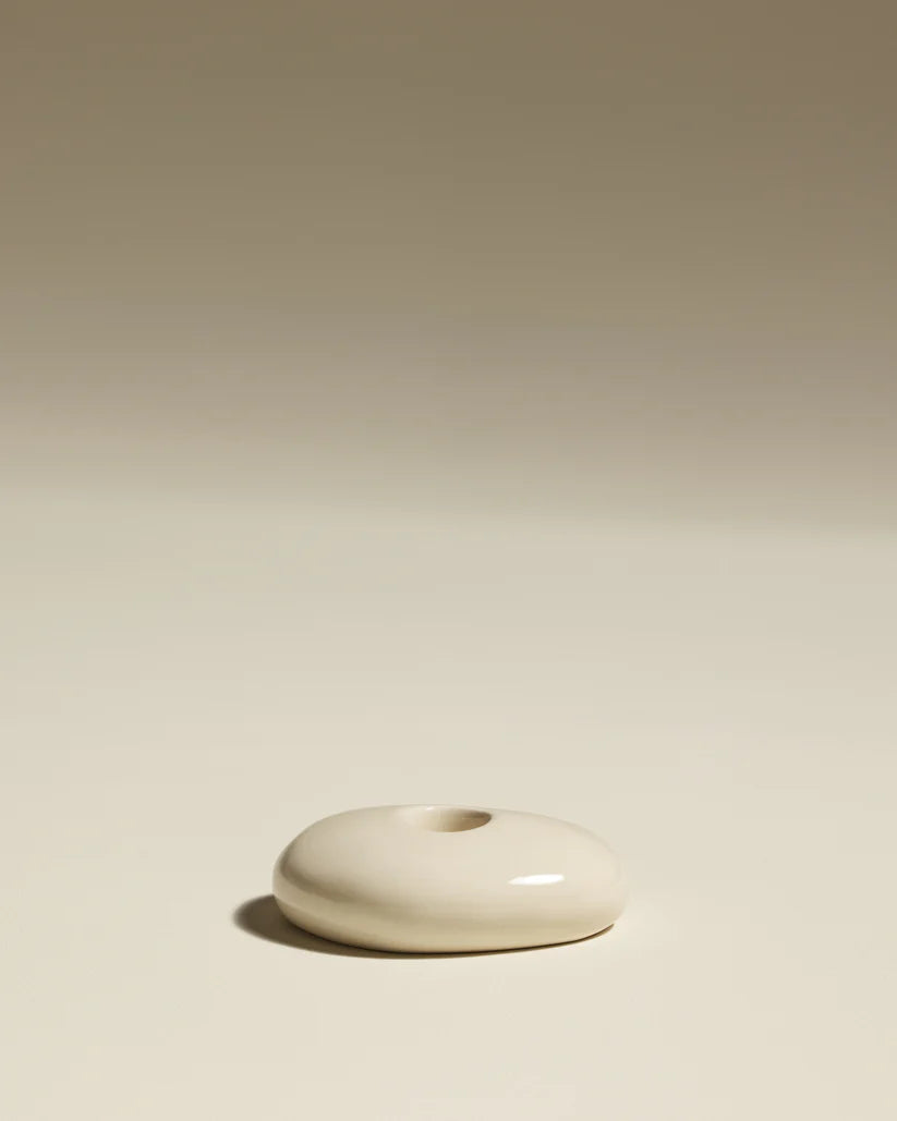 Bougeoir Stone couleur fauve Maison Sarah Lavoine