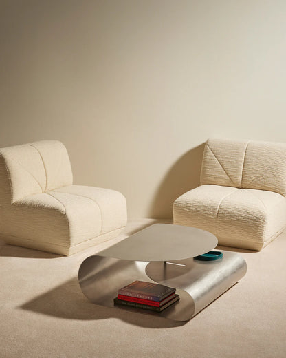 Table Basse Gégé Inox - Maison Sarah Lavoine