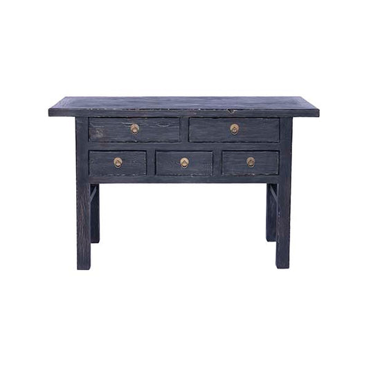 Console Ancienne Noire 5 Tiroirs - Snowdrops Copenhagen