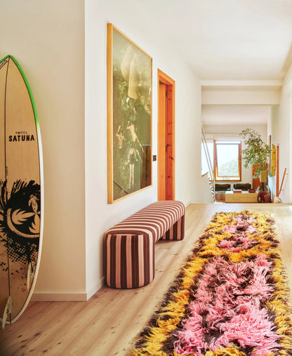 Banc rayé Lobby - Amsterdam Déco