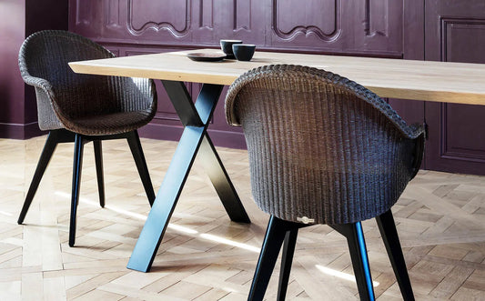 Chaise Avril HB pietement bois noir Vincent Sheppard