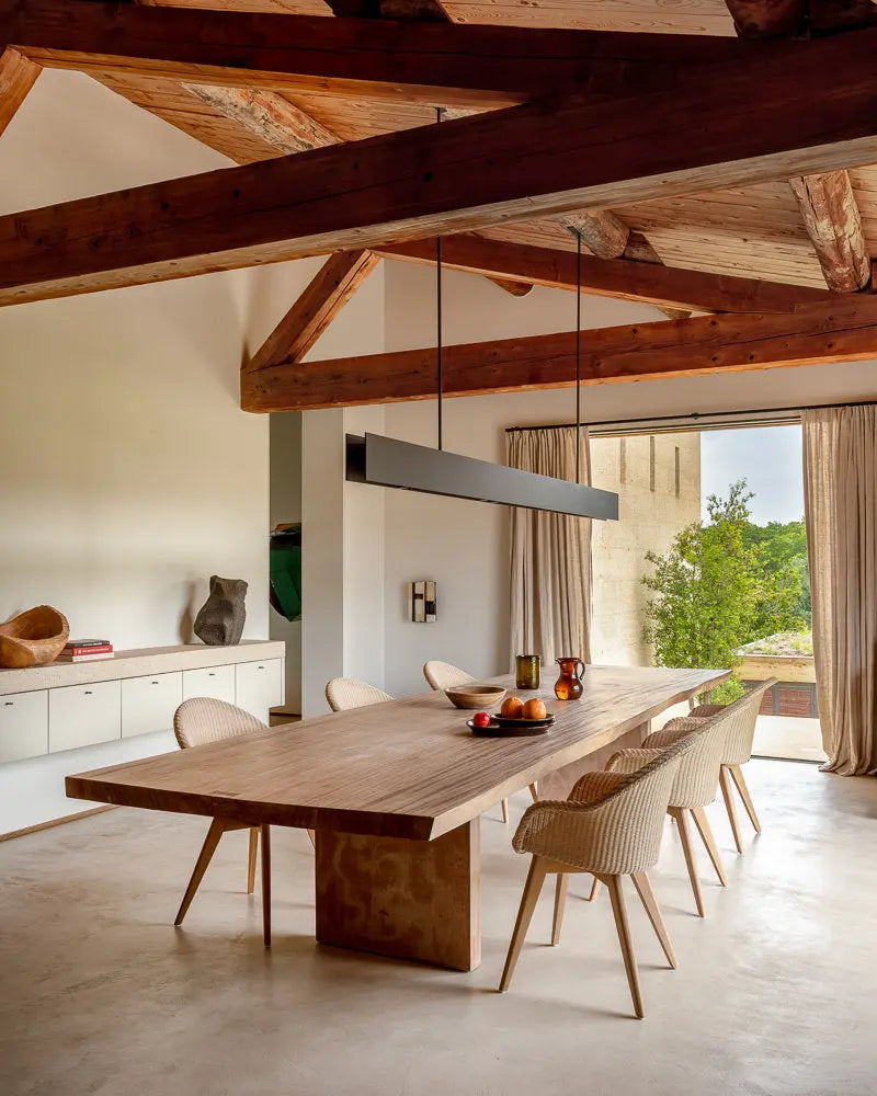 Chaise Avril a dossier haut pietement chene naturel Vincent Sheppard