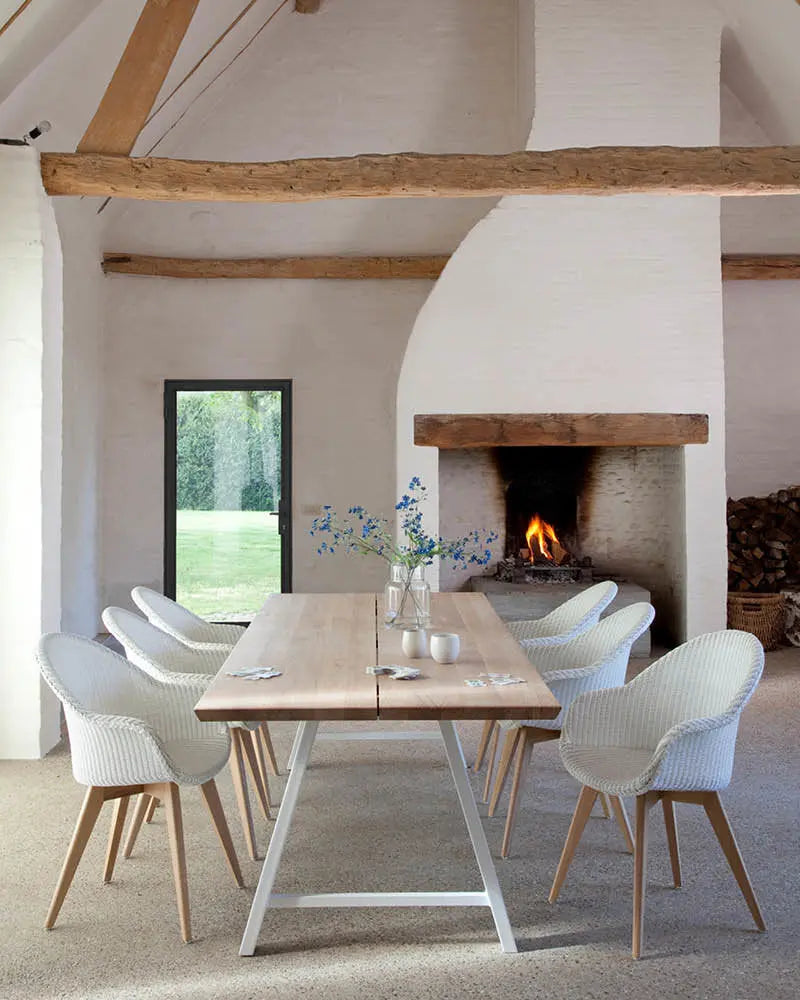 Chaise Avril a dossier haut pietement chene naturel Vincent Sheppard