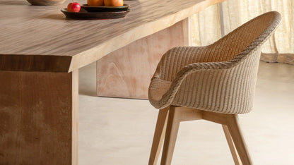 Chaise Avril a dossier haut pietement chene naturel Vincent Sheppard