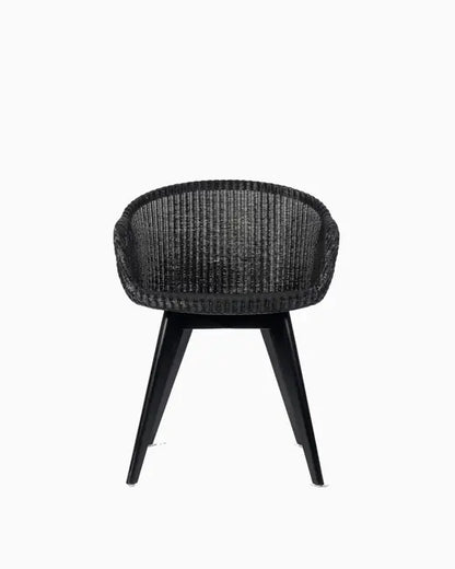 Chaise Avril pietement bois noir Vincent Sheppard