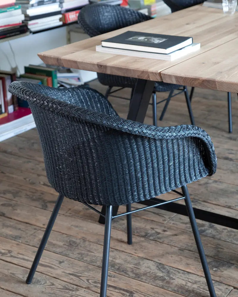 Chaise Avril pietement métal Vincent Sheppard
