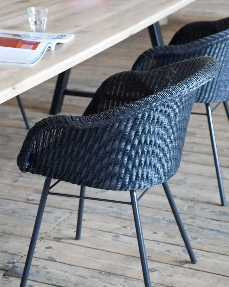 Chaise Avril pietement métal Vincent Sheppard