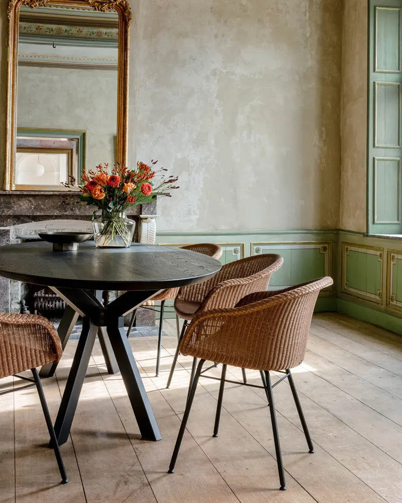 Chaise Avril pietement métal Vincent Sheppard