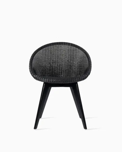 Chaise Joe pietement bois noir Vincent Sheppard