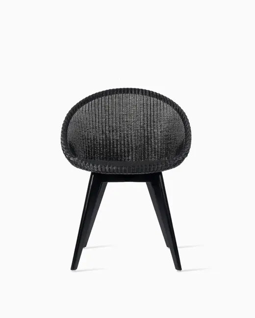 Chaise Joe pietement bois noir Vincent Sheppard