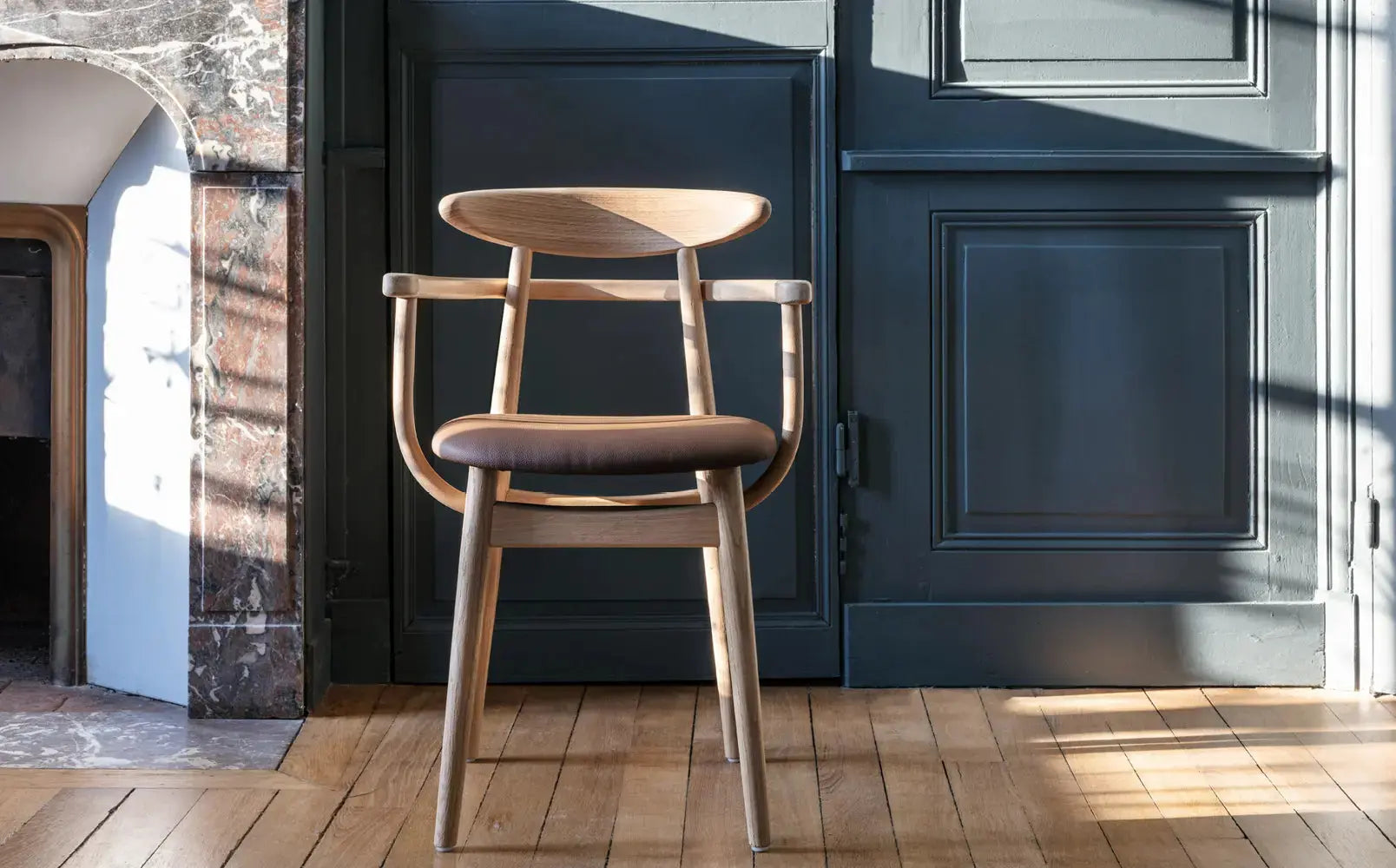 Chaise Teo avec accoudoirs Vincent Sheppard