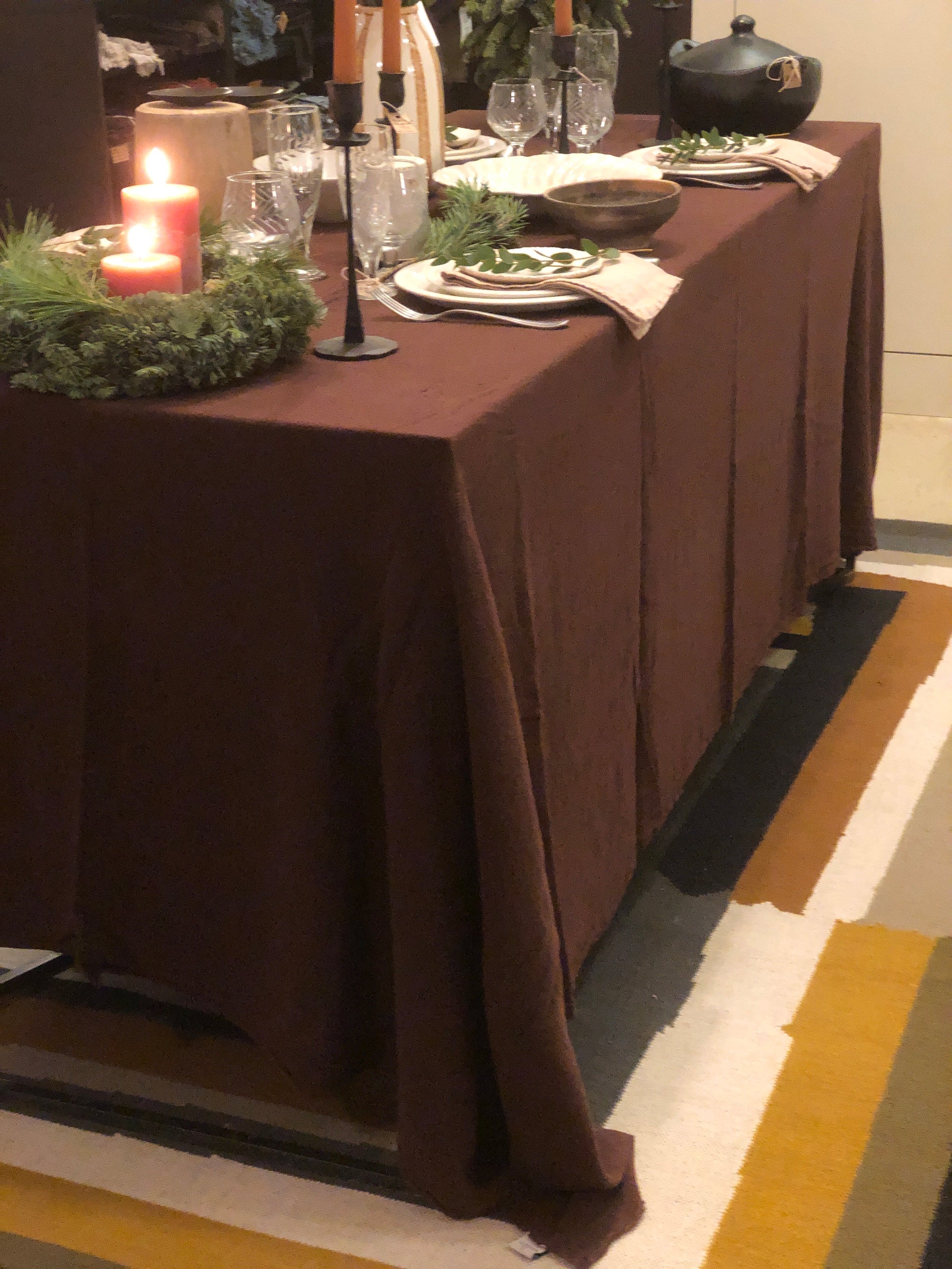Nappe la draperie Francaise - en lin lavé la draperie Francaise