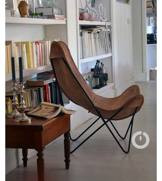 Fauteuil AA Croute de cuir Airborne