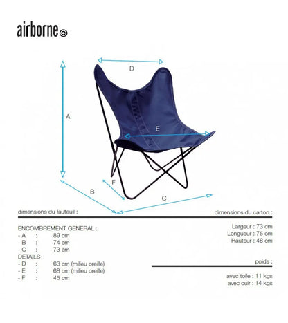 Fauteuil AA Lin Airborne
