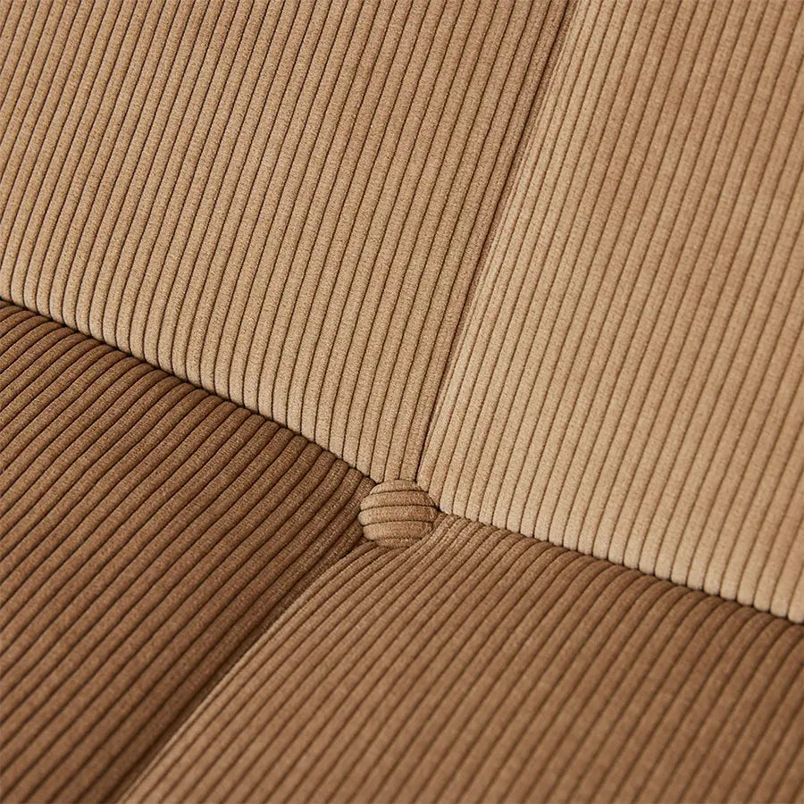 Fauteuil HK Living Lazy Corduroy Rib Brown HK Living