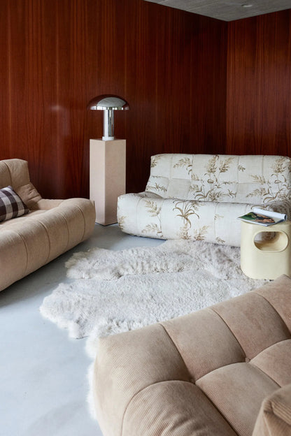 Fauteuil HK Living Lazy Corduroy Rib Brown HK Living