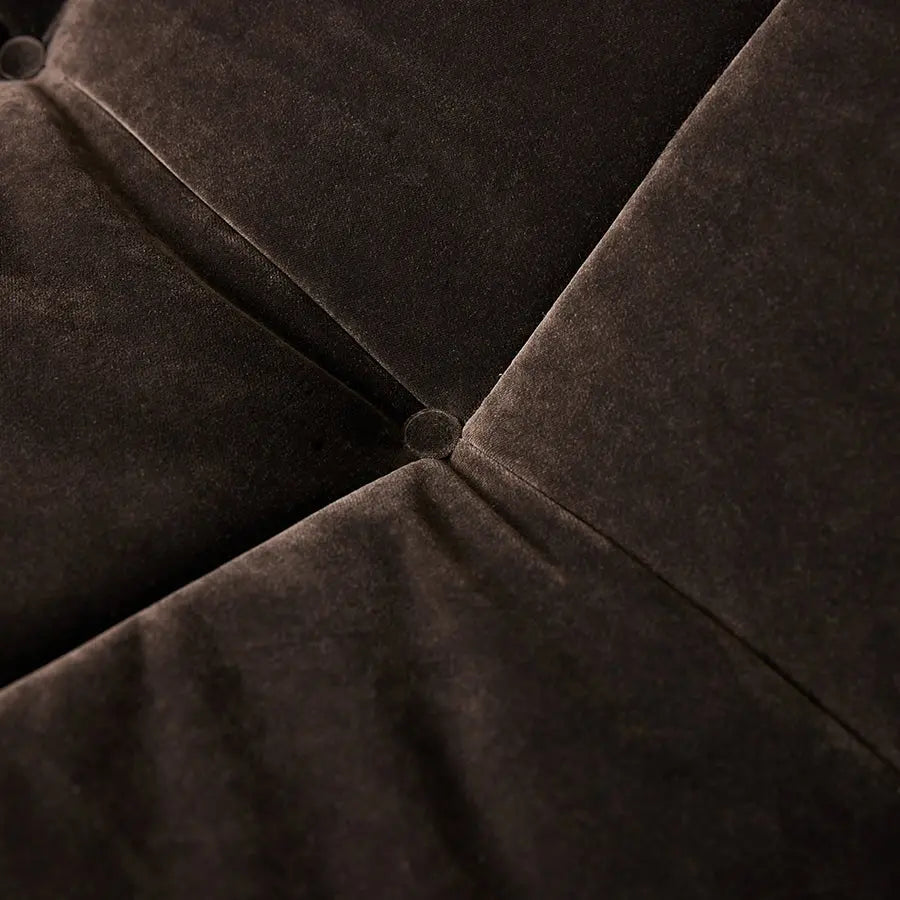 Fauteuil HK Living Lazy royal Velvet expresso HK Living