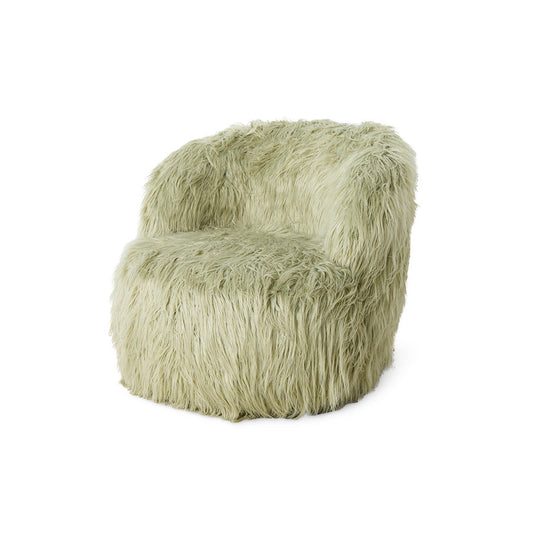 Fluffy chair milky mint HK Living